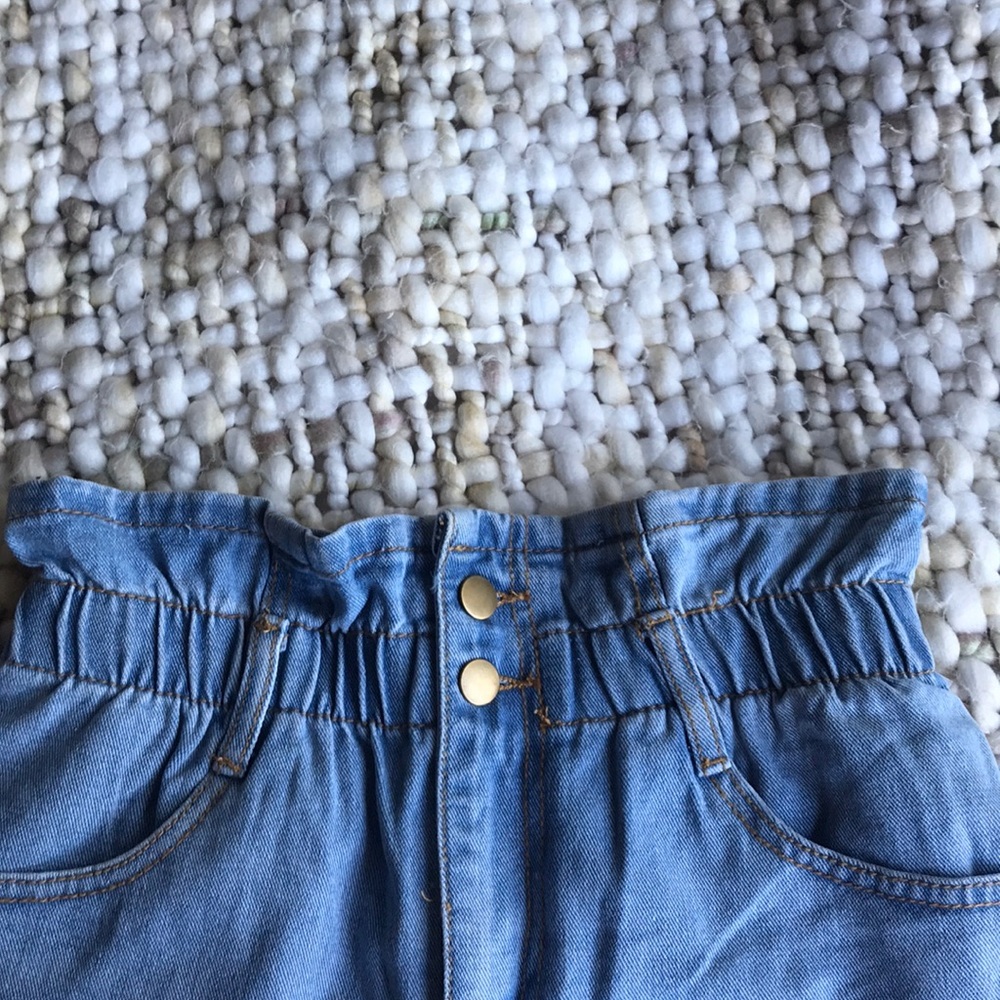 Paperbag Jean Shorts